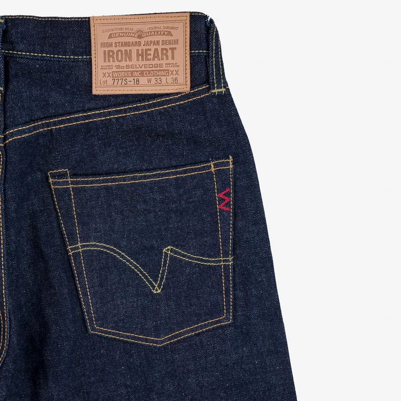 IH-777S-18 18 oz. Slim Tapered Vintage Selvedge