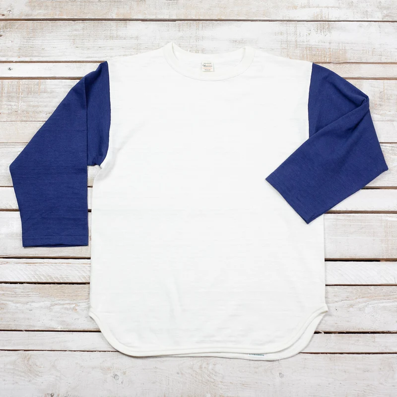 Lot 4800 Three Quarter Baseball Shirt Navy