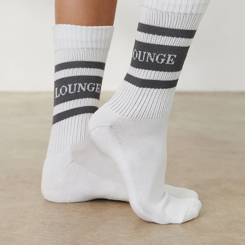Essential Socken (2er Paket) - Dunkelgrau