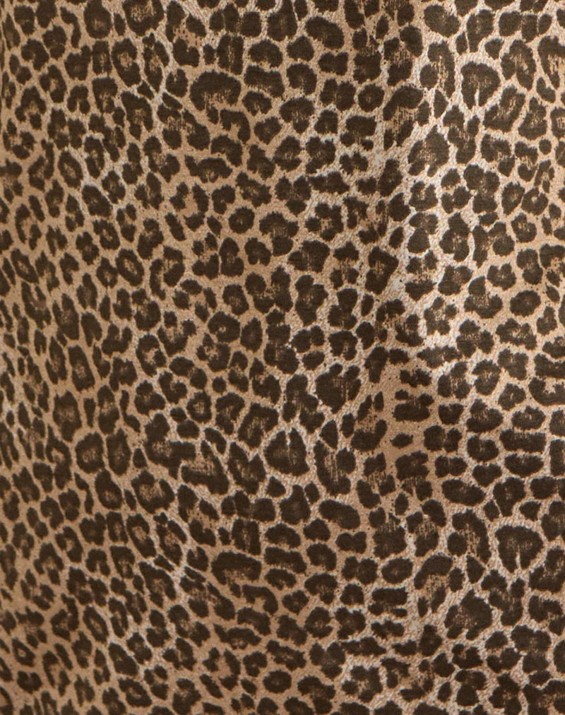 Entari-Minikleid in „Rar Leopard Brown“