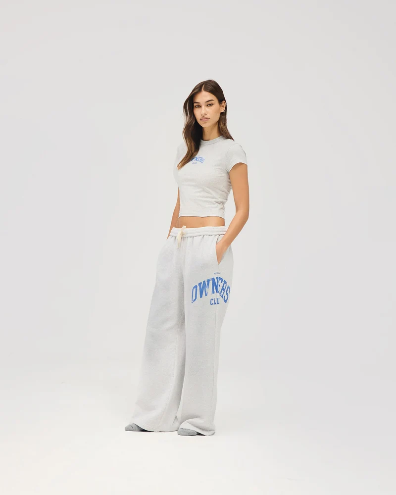 Represent Owners Club Baby Tee - Sprayed Ice Grey Marl