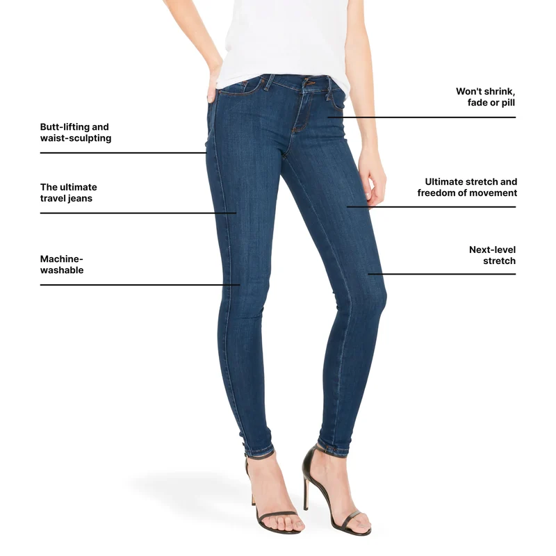 Jane Mid Rise Skinny Jeans