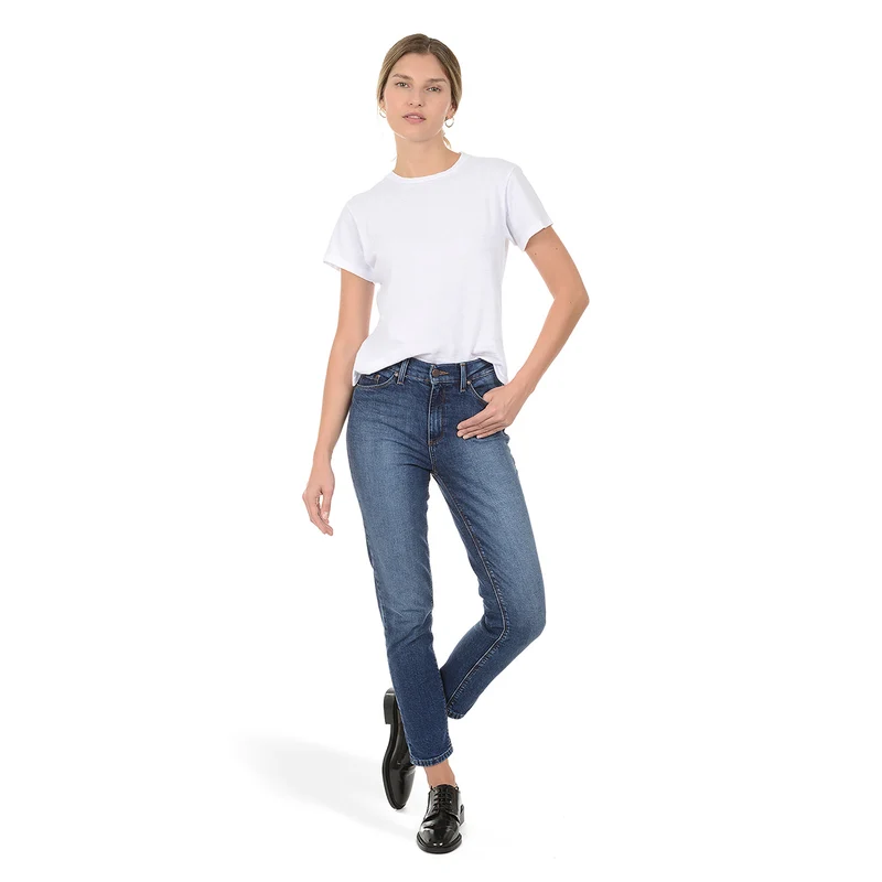 Ridge High Rise Slim Mom Jeans
