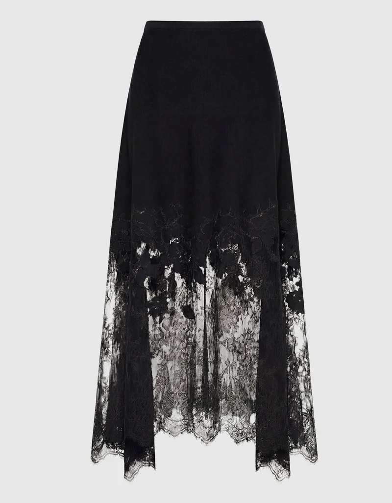 Maxi-Strick-Rock Josina mit Spitze