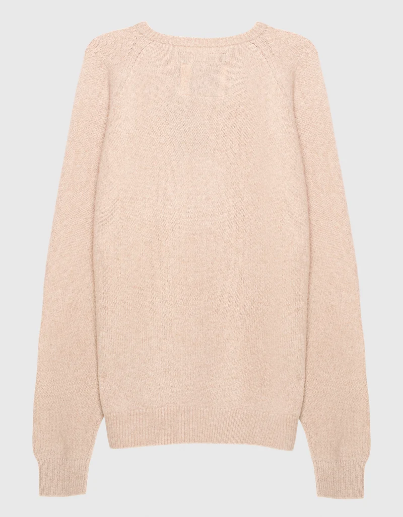 Oversize Kaschmir-Seiden-Pullover