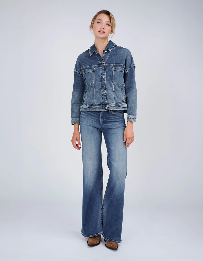 Flared-Leg Jeans Mija