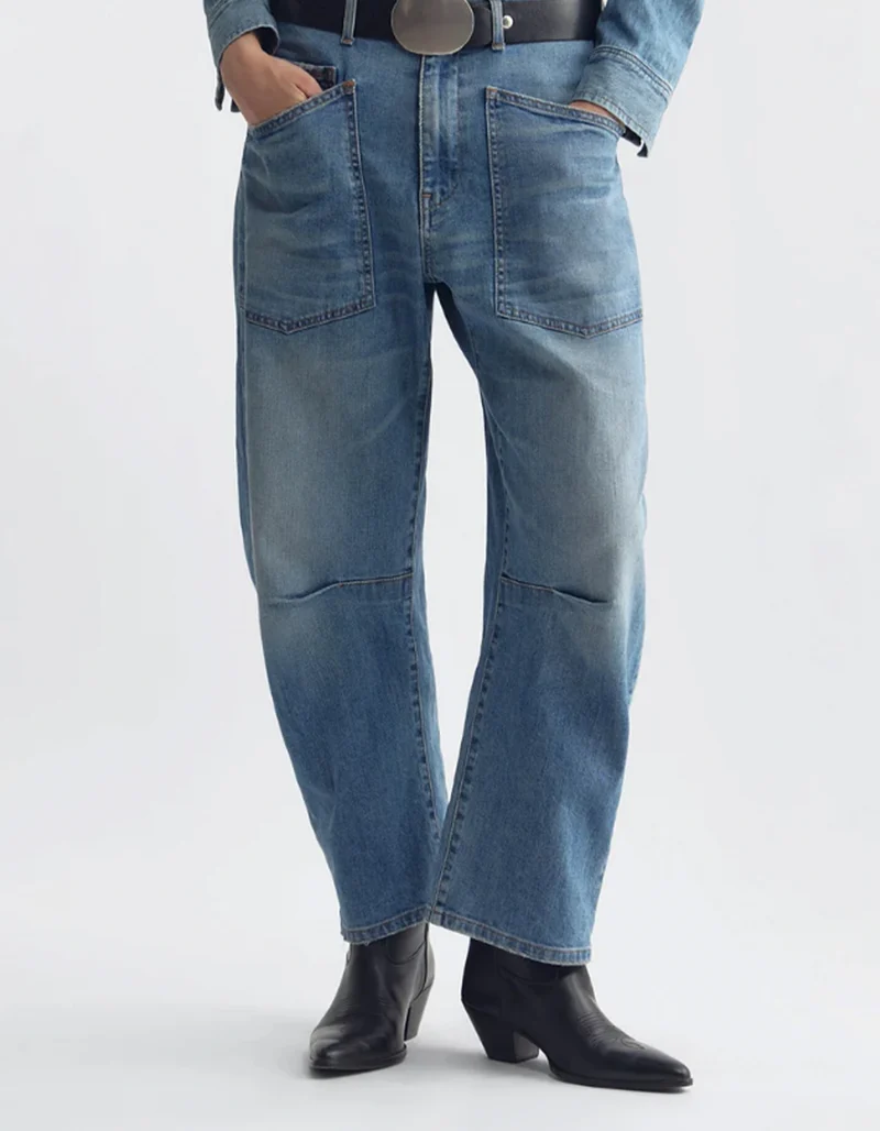 Barrel-Leg Jeans Shon