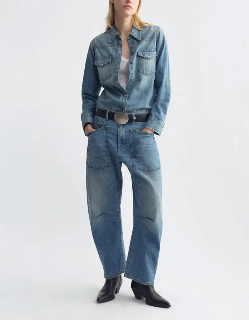 Barrel-Leg Jeans Shon