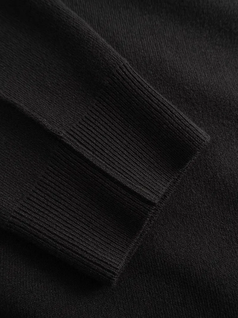 Gabba GABadriel Half Zip Lume LS Knit in der Farbe Meteorite