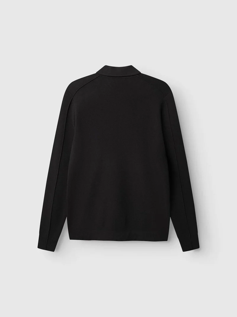Gabba GABadriel Half Zip Lume LS Knit in der Farbe Meteorite