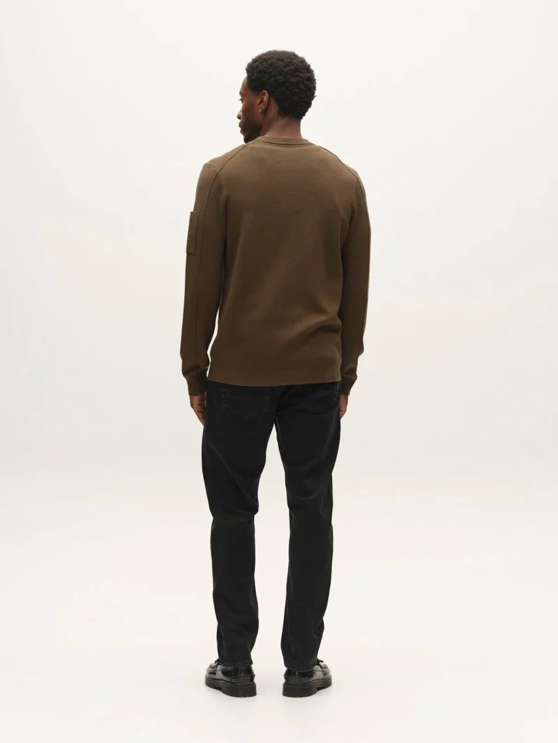 Gabba GABadriel O-Neck Lume LS Knit in der Farbe Forest Night