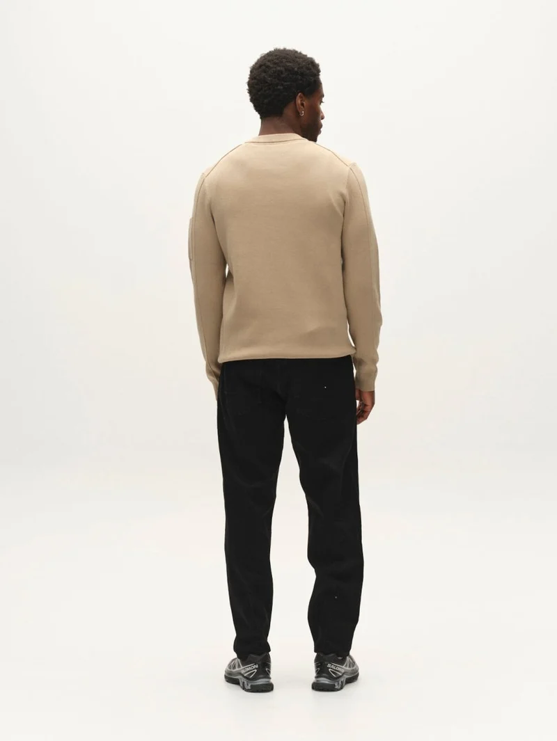 Gabba GABadriel O-Neck Lume LS Knit in der Farbe Sand Crocker