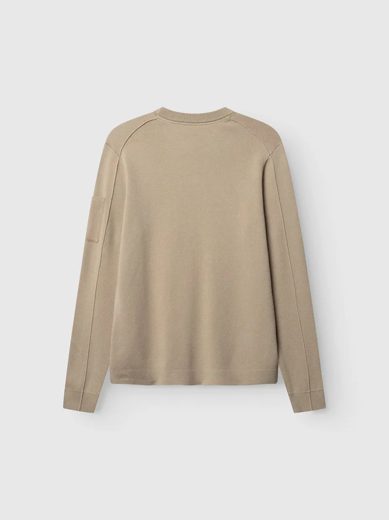 Gabba GABadriel O-Neck Lume LS Knit in der Farbe Sand Crocker