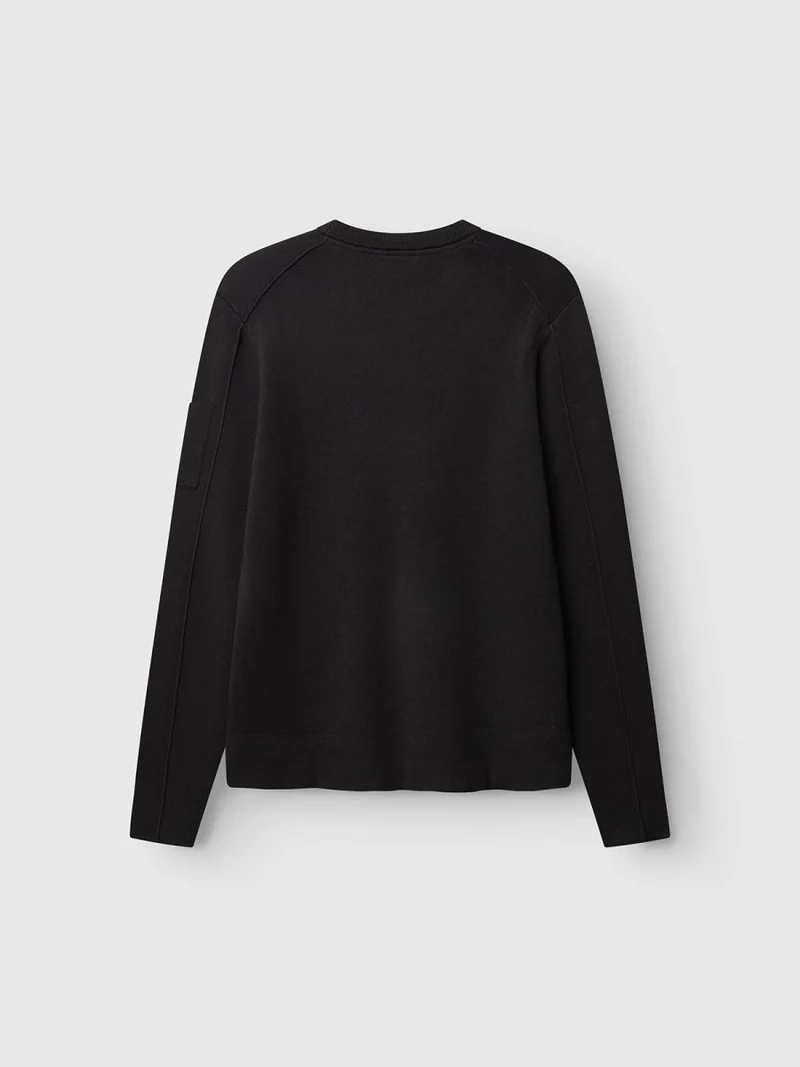 Gabba GABadriel O-Neck Lume LS Knit in der Farbe Meteorite