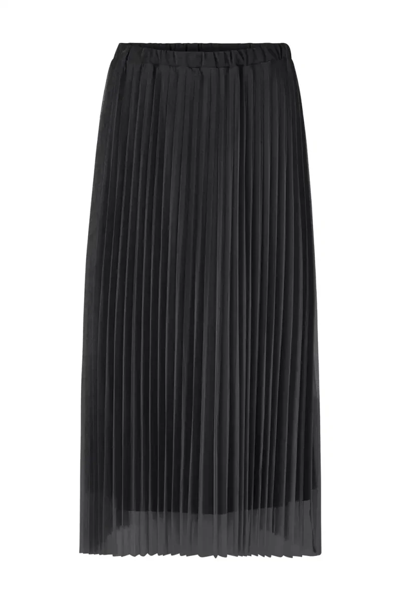 Rich and Royal Tulle Plisee Skirt in der Farbe Black
