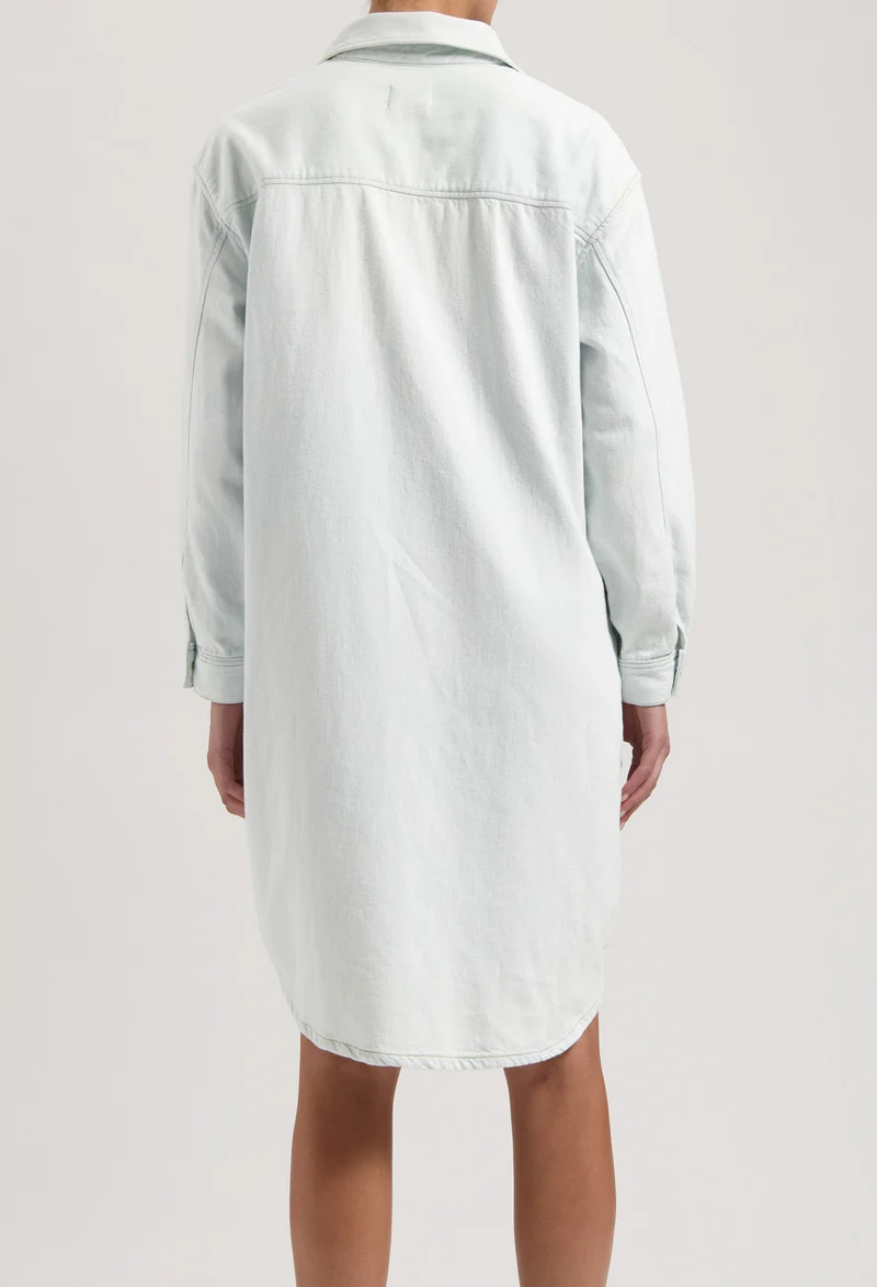 Ella Denim Dress - Sun Stone