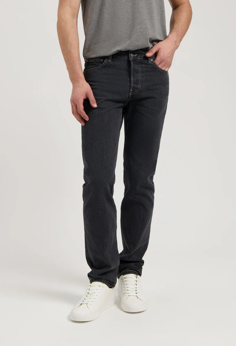 John Mid Straight - Medium Black