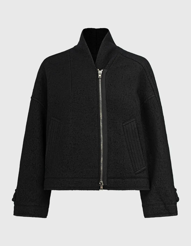 Oversize Woll-Jacke
