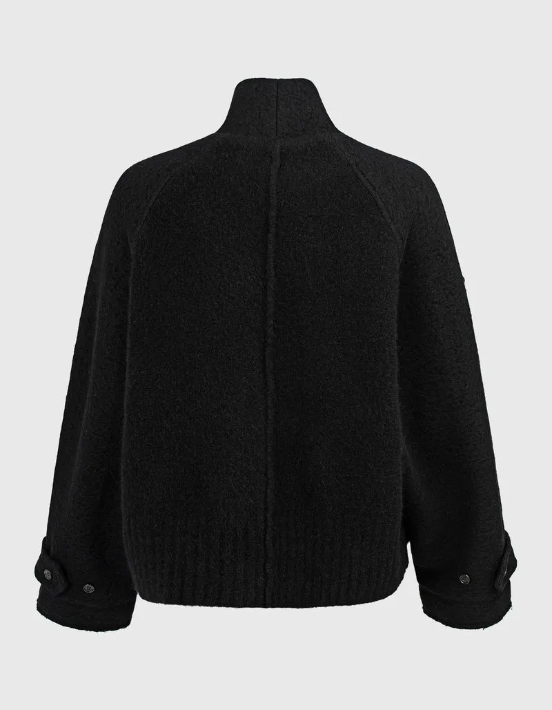 Oversize Woll-Jacke