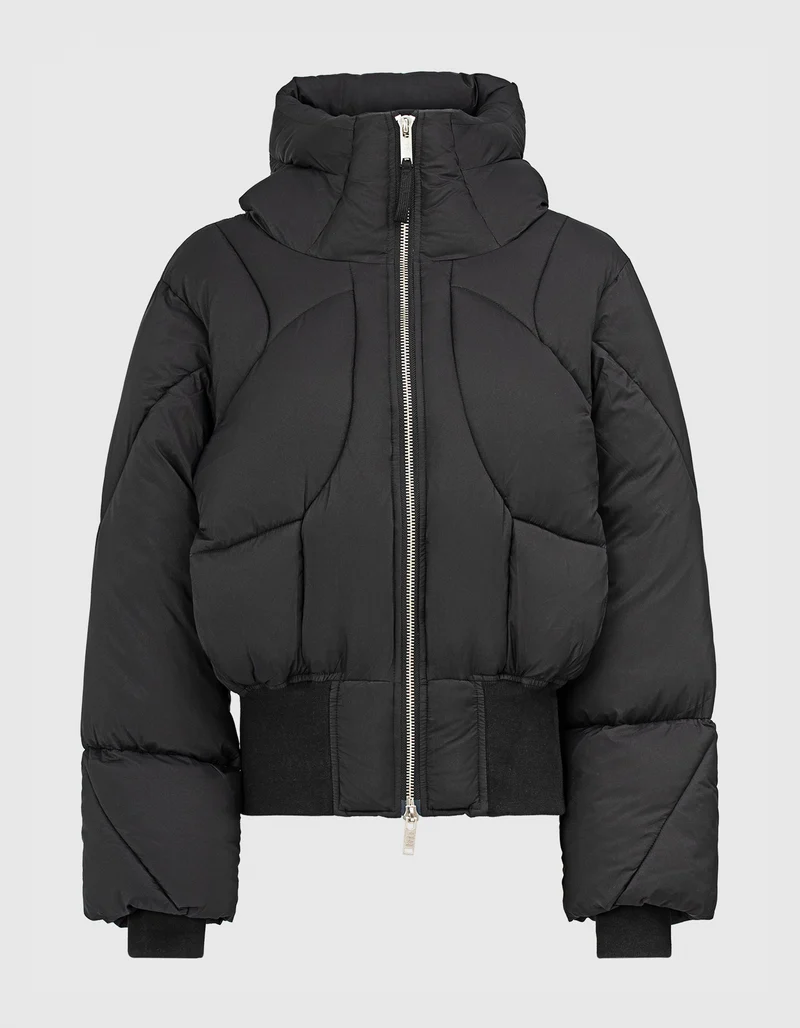 Wattierte Steppjacke mit Kapuze