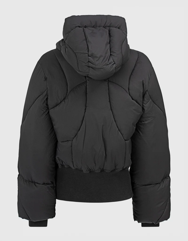 Wattierte Steppjacke mit Kapuze