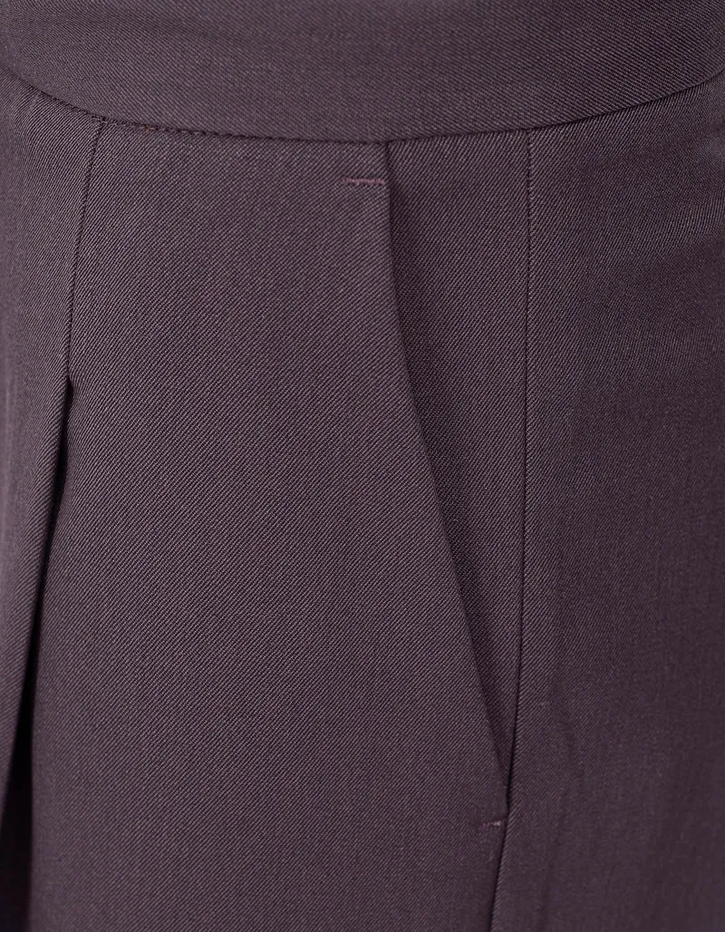 Wide-Leg Bundfaltenhose Eldara