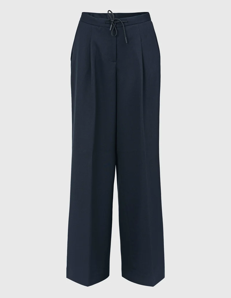 Wide-Leg Bundfaltenhose Eldara