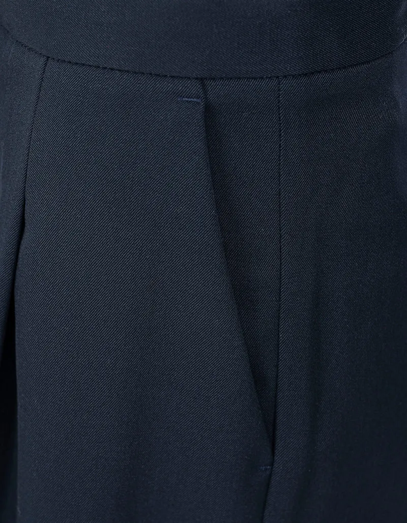 Wide-Leg Bundfaltenhose Eldara