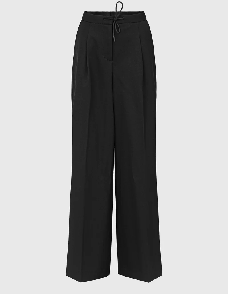 Wide-Leg Bundfaltenhose Eldara