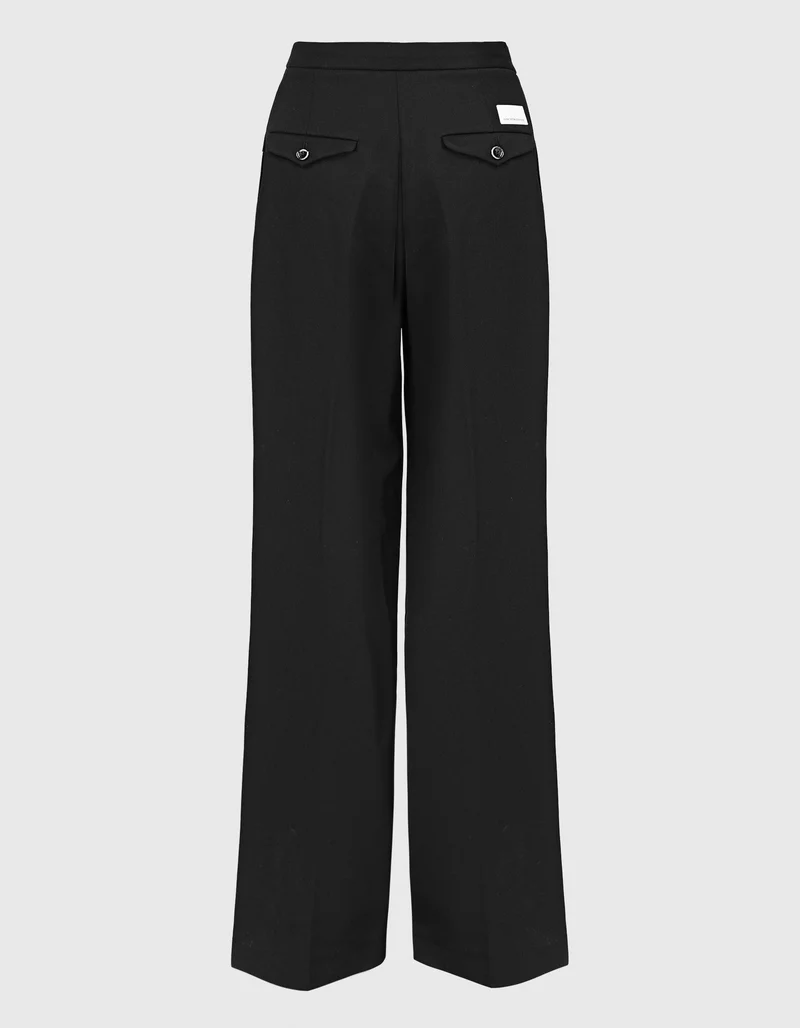Wide-Leg Bundfaltenhose Eldara