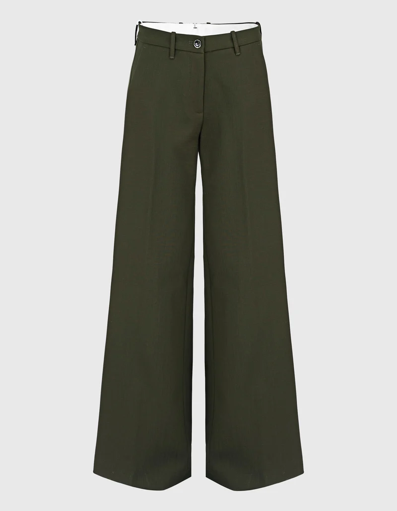 Wide-Leg Woll-Hose Nadia