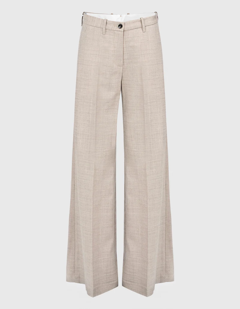 Wide-Leg Woll-Hose Nadia