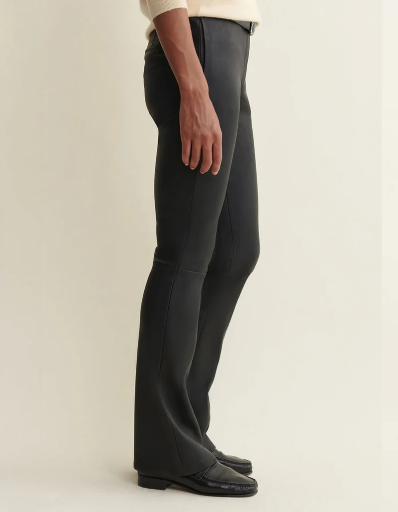 Flare-Leg Lederhose Lucia