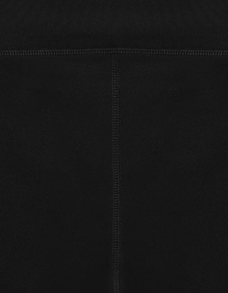 Cropped Leggings mit Logo-Schriftzug