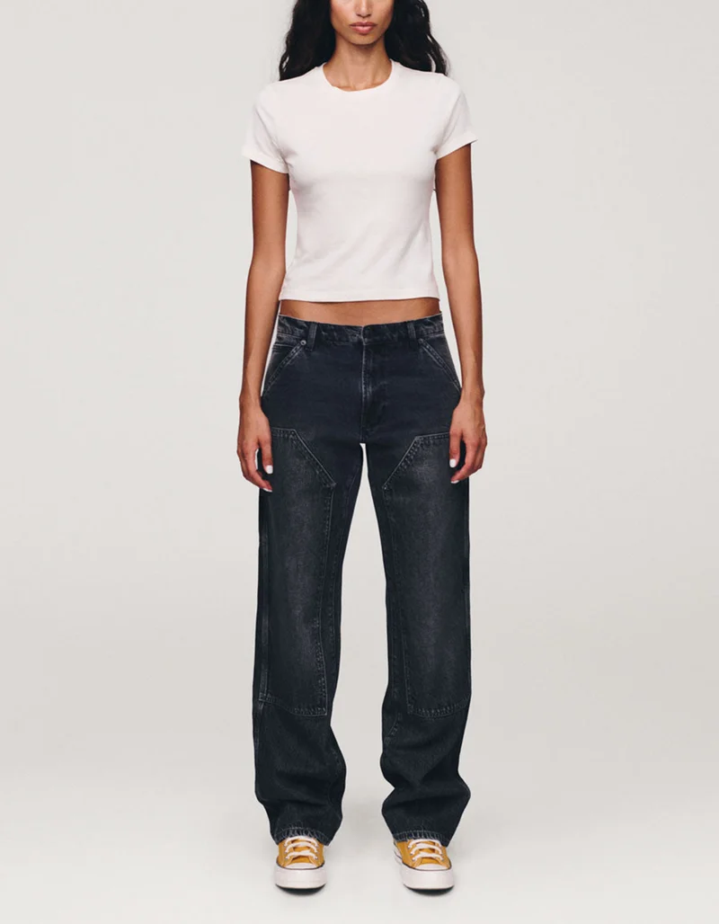 Straight-Leg Jeans Workday im Cargo-Design