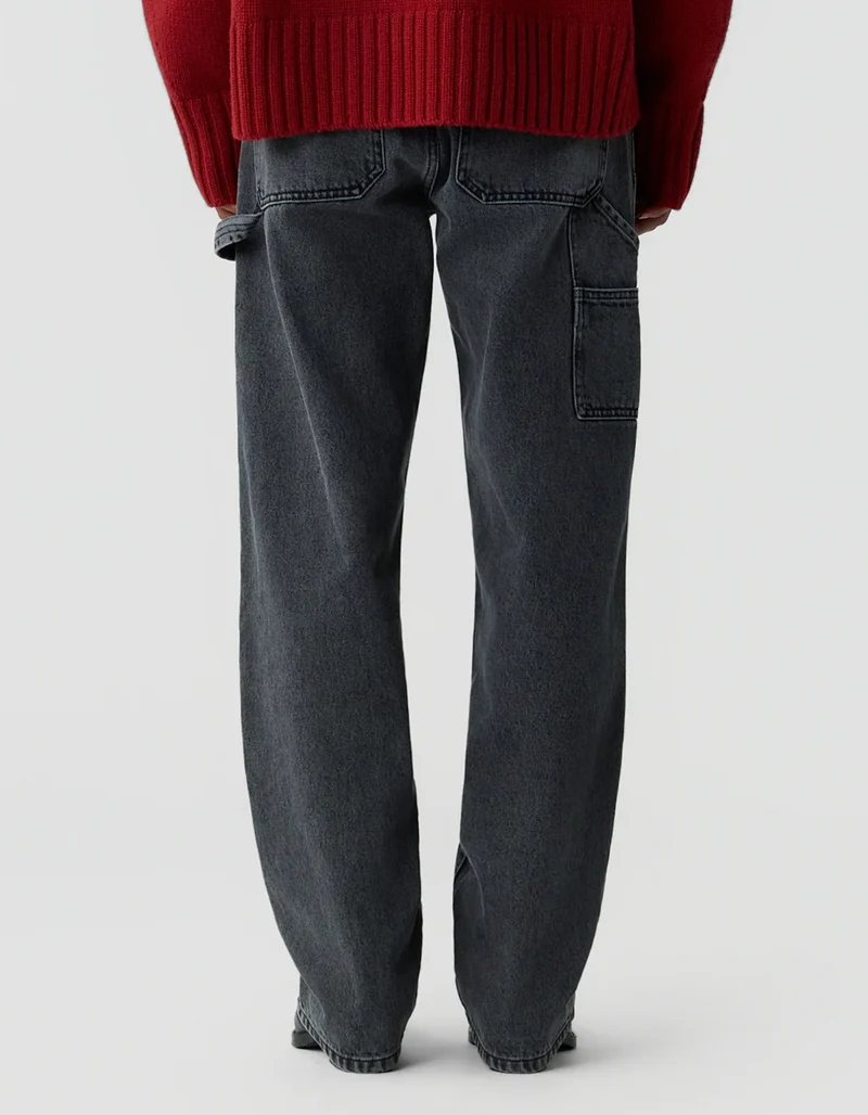 Straight-Leg Jeans Workday im Cargo-Design