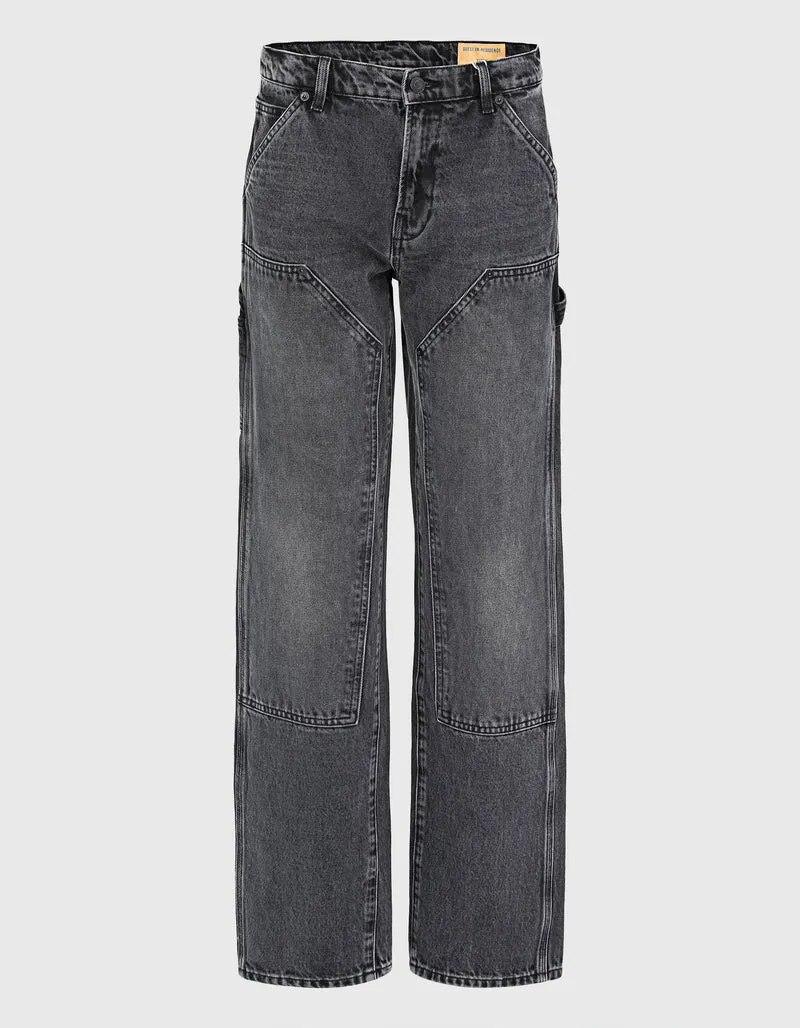 Straight-Leg Jeans Workday im Cargo-Design