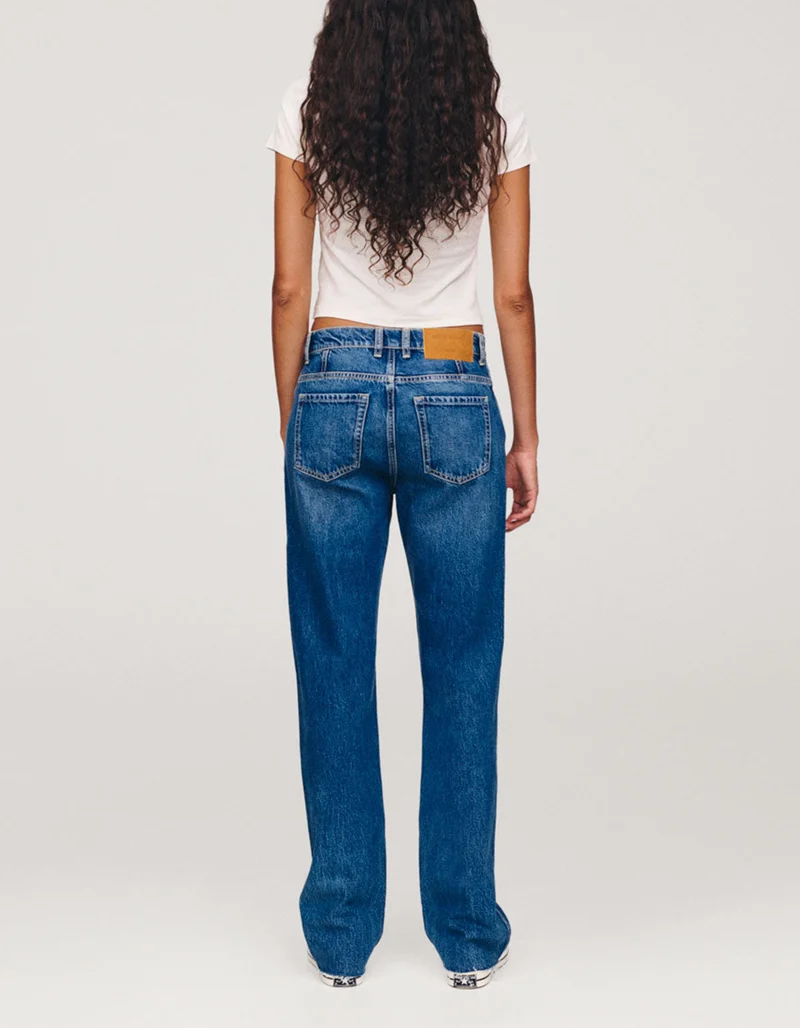 Straight-Leg Jeans Weekender mit offenem Saum