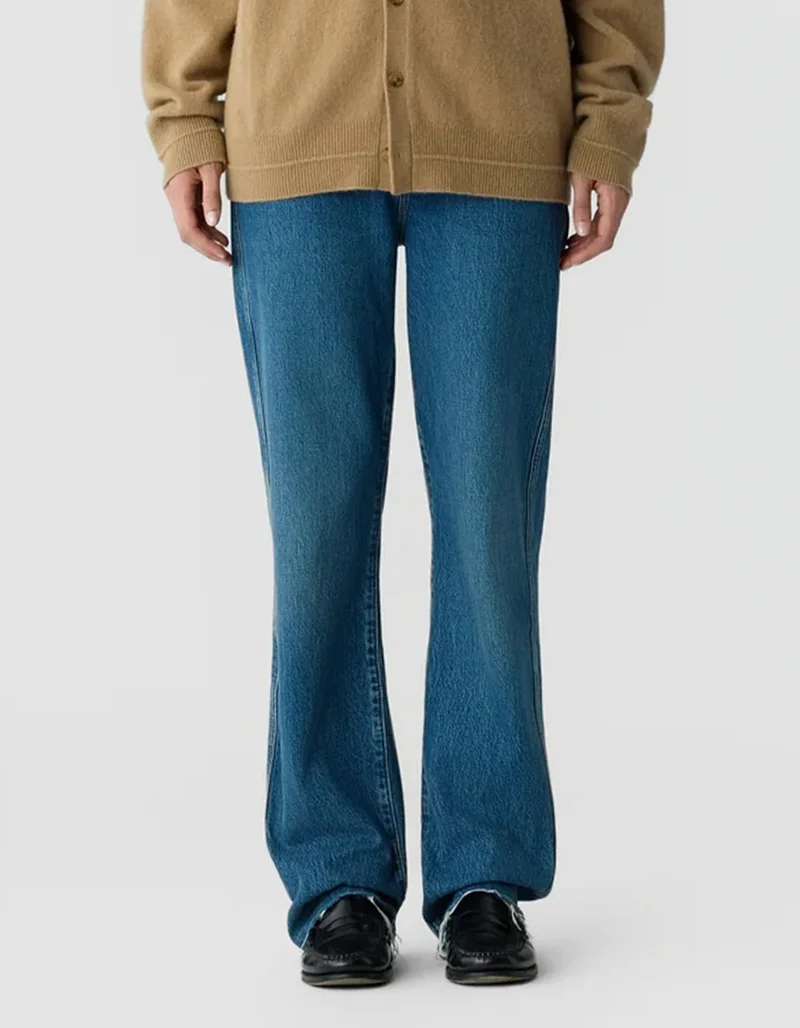 Straight-Leg Jeans Weekender mit offenem Saum