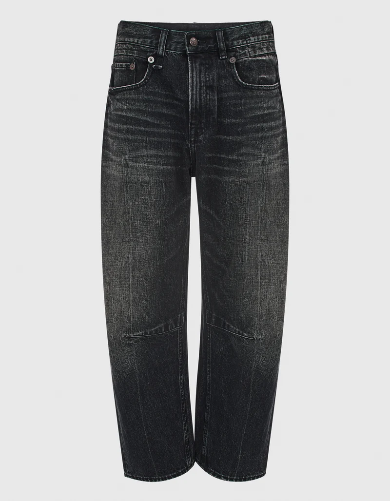 Barrel-Leg Jeans Articulated Knee X-BF