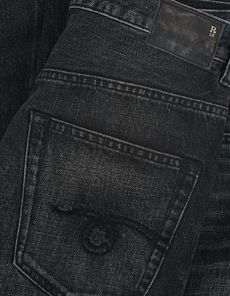 Barrel-Leg Jeans Articulated Knee X-BF