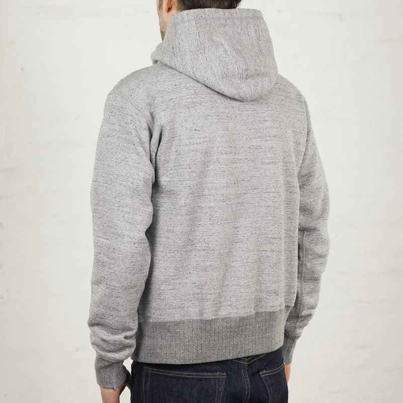 Heavy Hoodie Grau Meliert