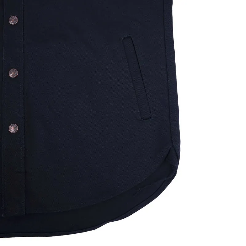 IHSH-362-BLK 16 oz. Denim CPO Shirt Superblack