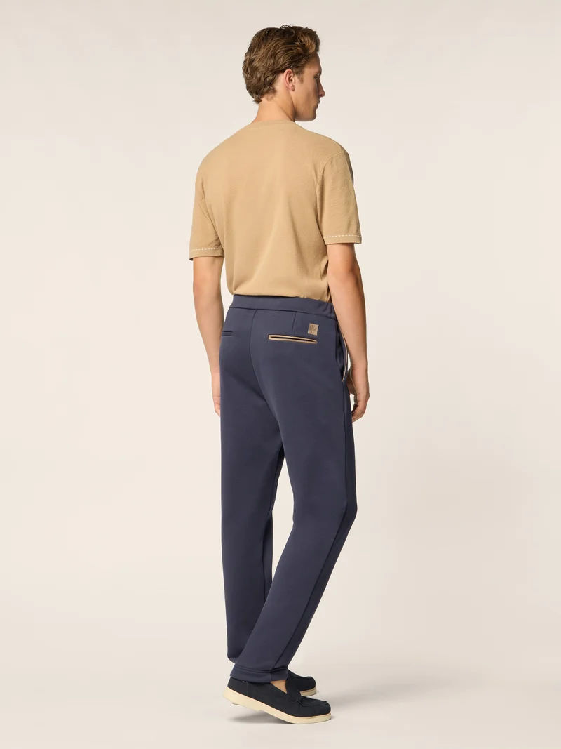 Gray – Pants in Sea Island Cotton Fleece