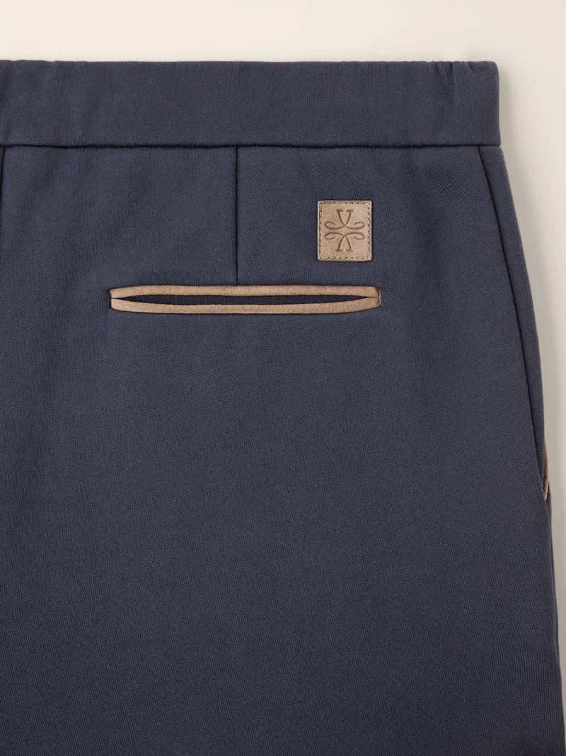 Gray – Pants in Sea Island Cotton Fleece