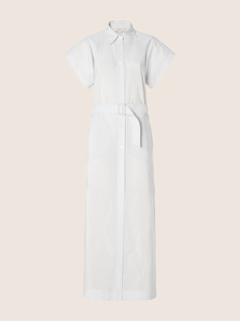 Cupro-Cotton Poplin Dress