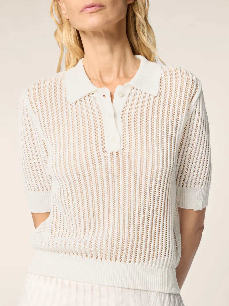Cotton Knit Polo
