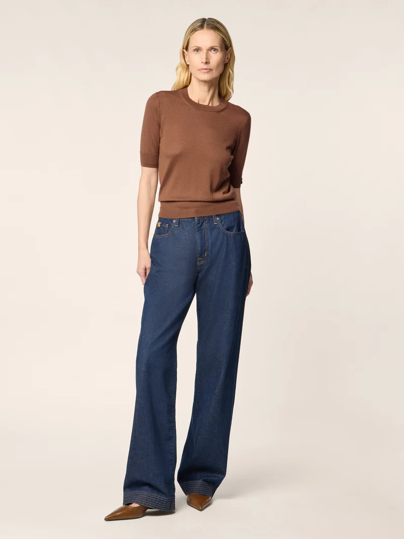 Top in Brushed Cashmere