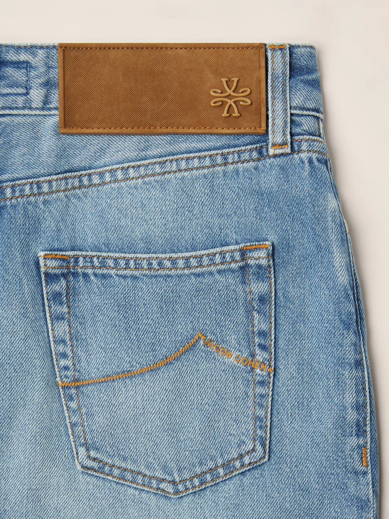 Cotton-Lyocell Denim Skirt