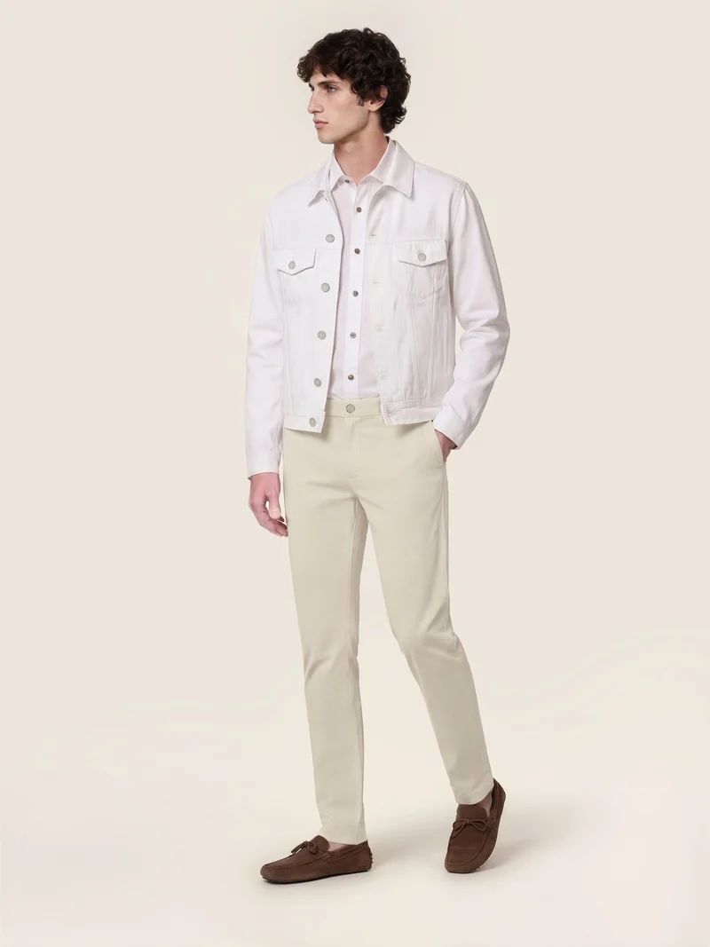 Bobby - Pants in Stretch Gabardine